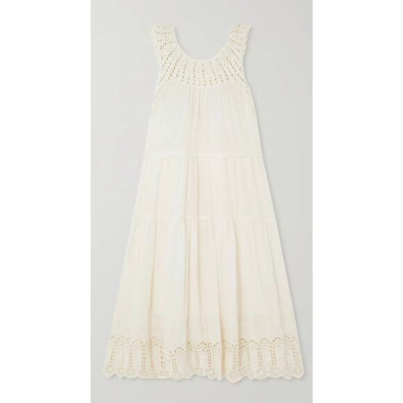 VINCE Marine Garden Pleated Cami Dress size medium